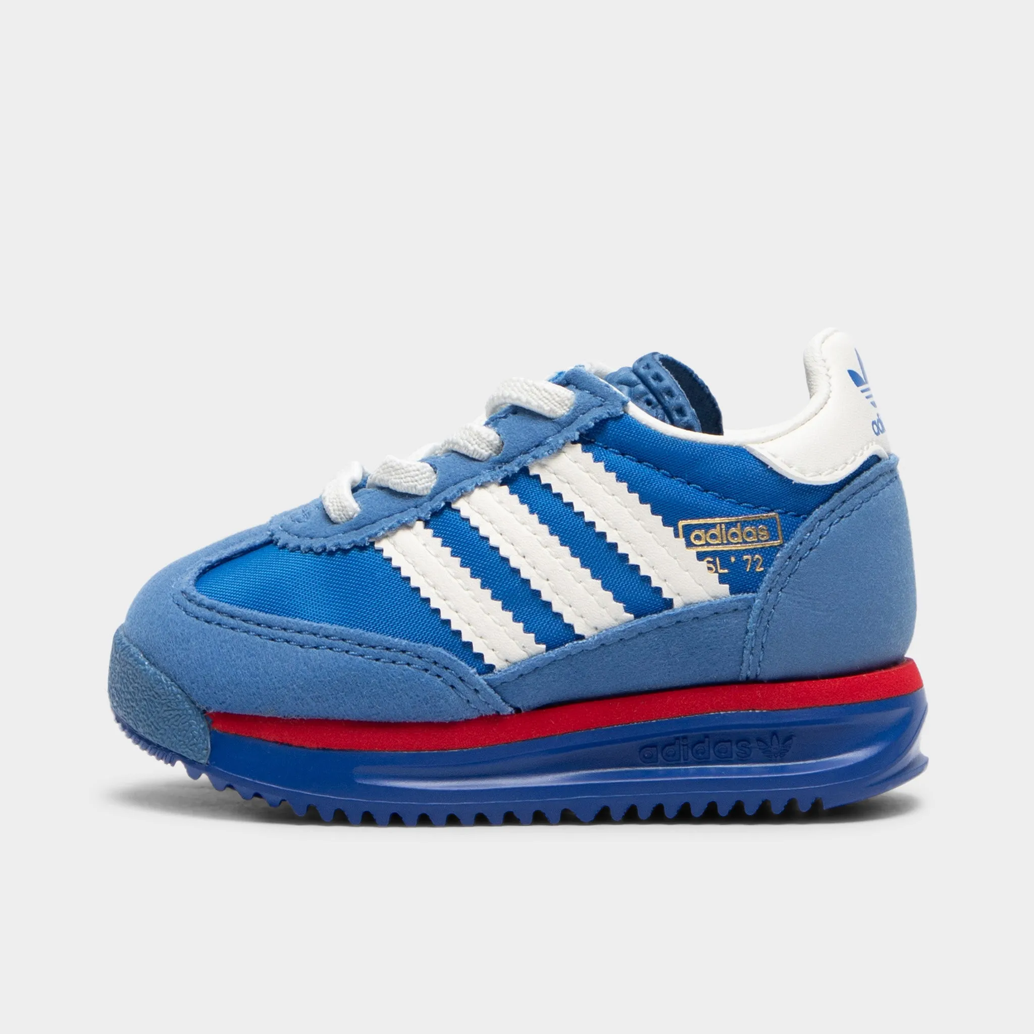 adidas Infants' SL 72 Blue / White - Red Impact Resistant Heel Swift Step