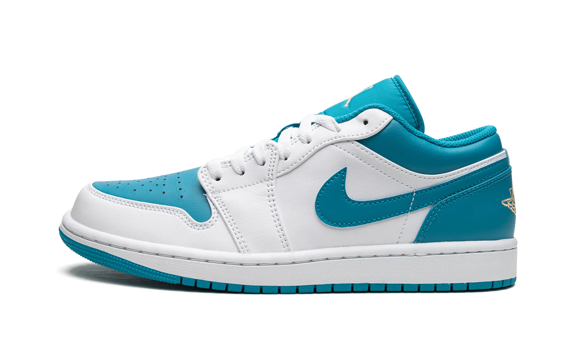 Sock Like Collar Fit Heat Release Air Jordan 1 Low "Aquatone"