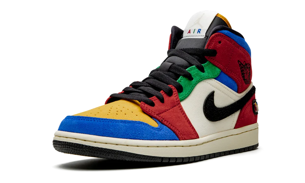 Air Jordan 1 Mid "Blue The Great - Fearless" Smart Comfort