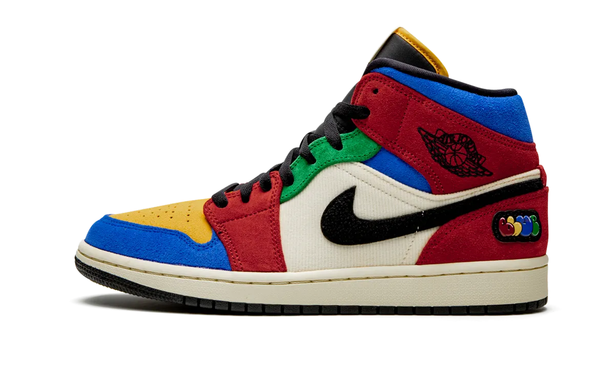 Air Jordan 1 Mid "Blue The Great - Fearless" PU midsole Running Vibe