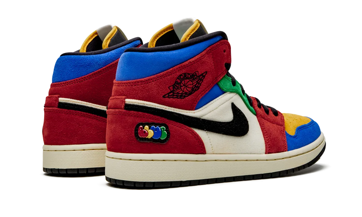 Air Jordan 1 Mid "Blue The Great - Fearless" Comfort Linings Heel Pad