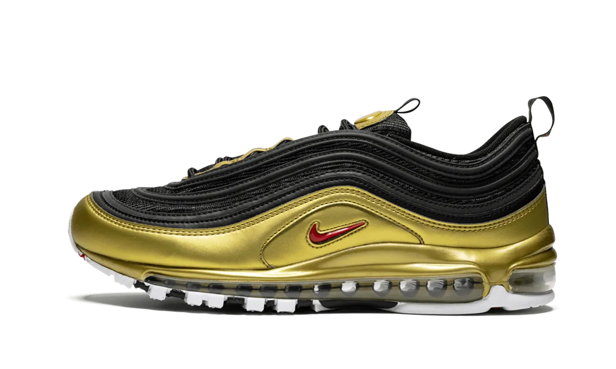abstract - design shoes Air Max 97 "Black / Metalic Gold"