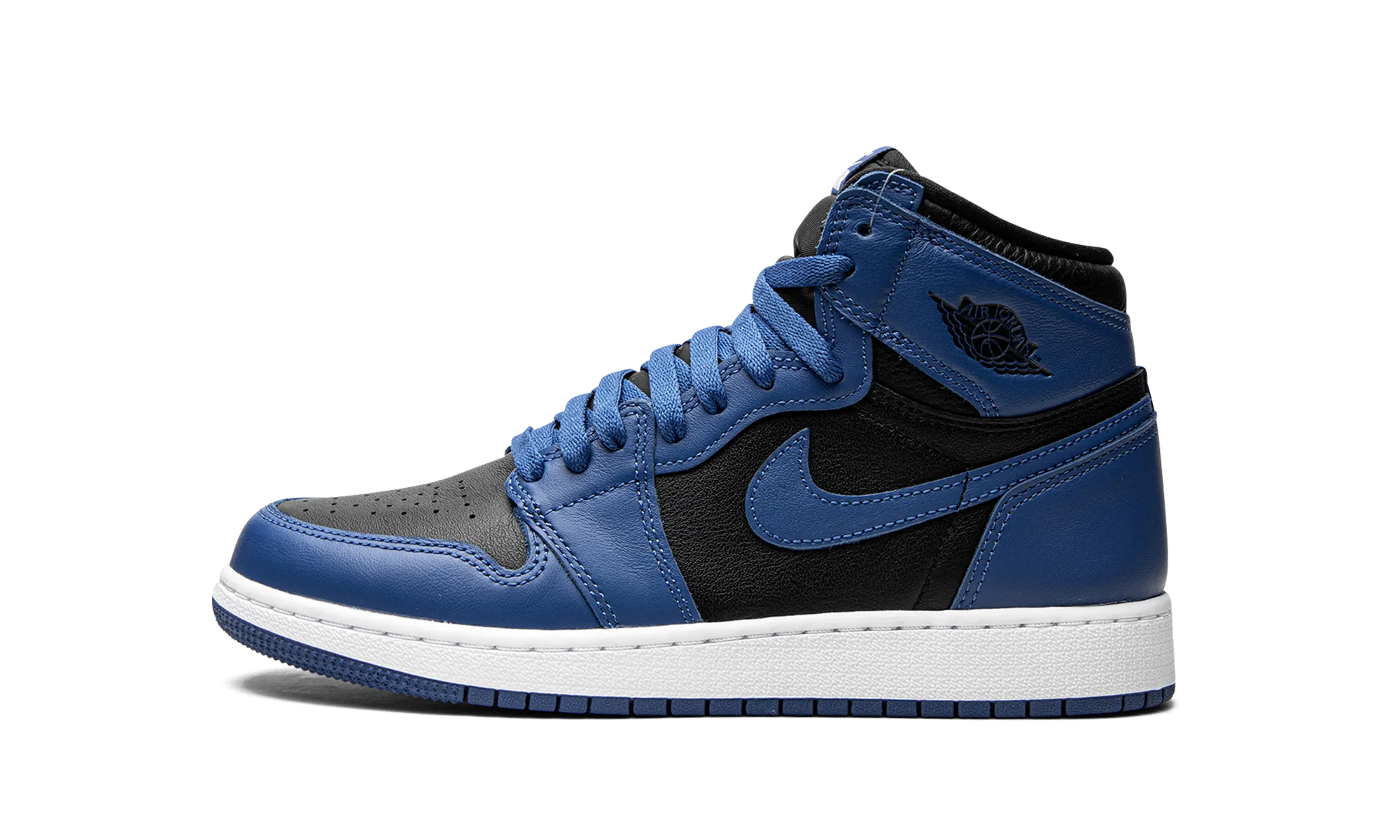 Air Jordan 1 Retro High OG GS "Dark Marina Blue" Designer Sneakers Clean Line