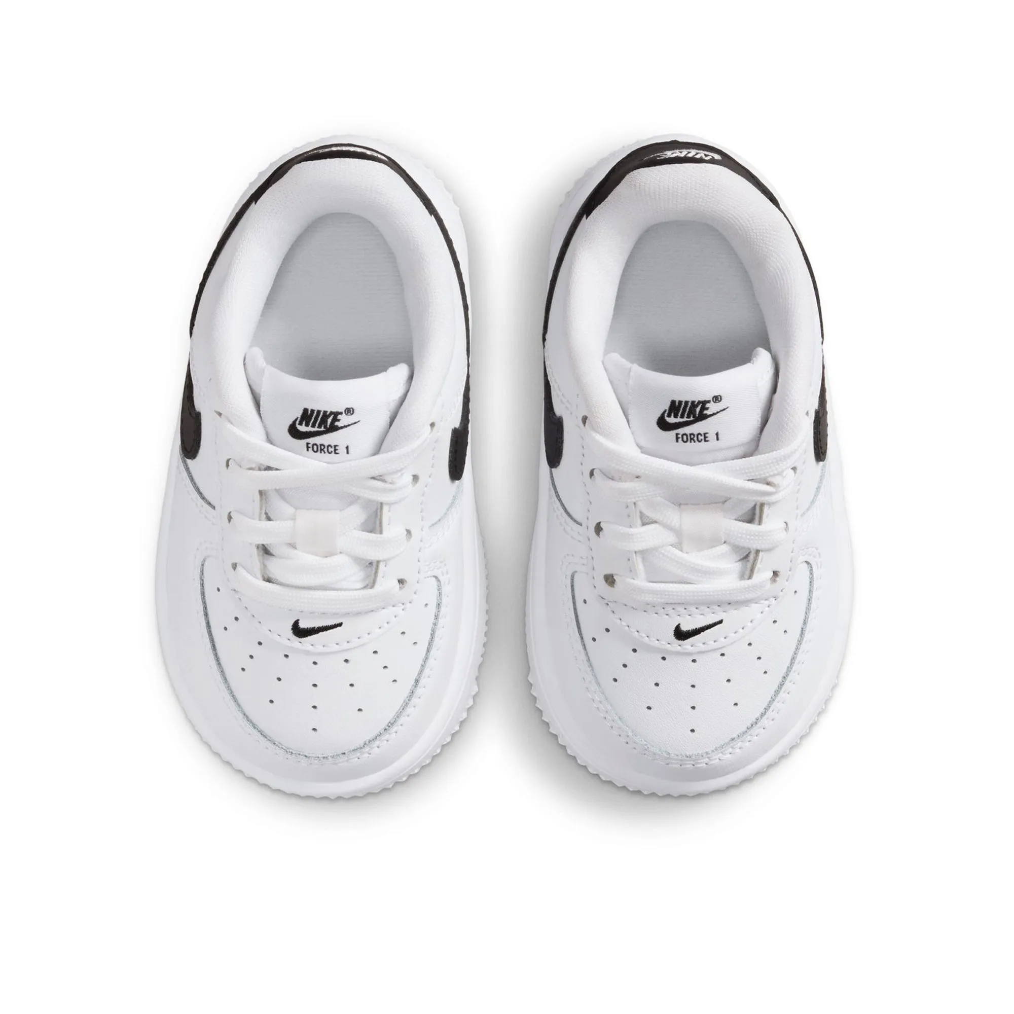 Nike Force 1 Low (TD) - White/Black Soft outsole