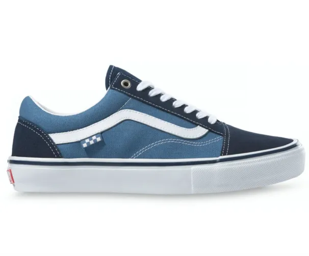 Vans Skate Old Skool Pro Navy/White ElasticMaterial daily life