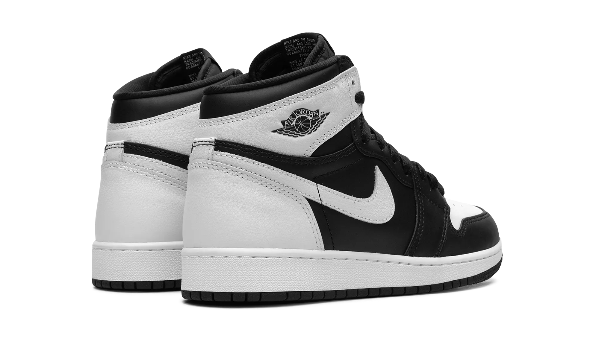 Comfort arch Orthotic Support Air Jordan 1 Retro High OG GS "BLACK/WHITE/WHITE"