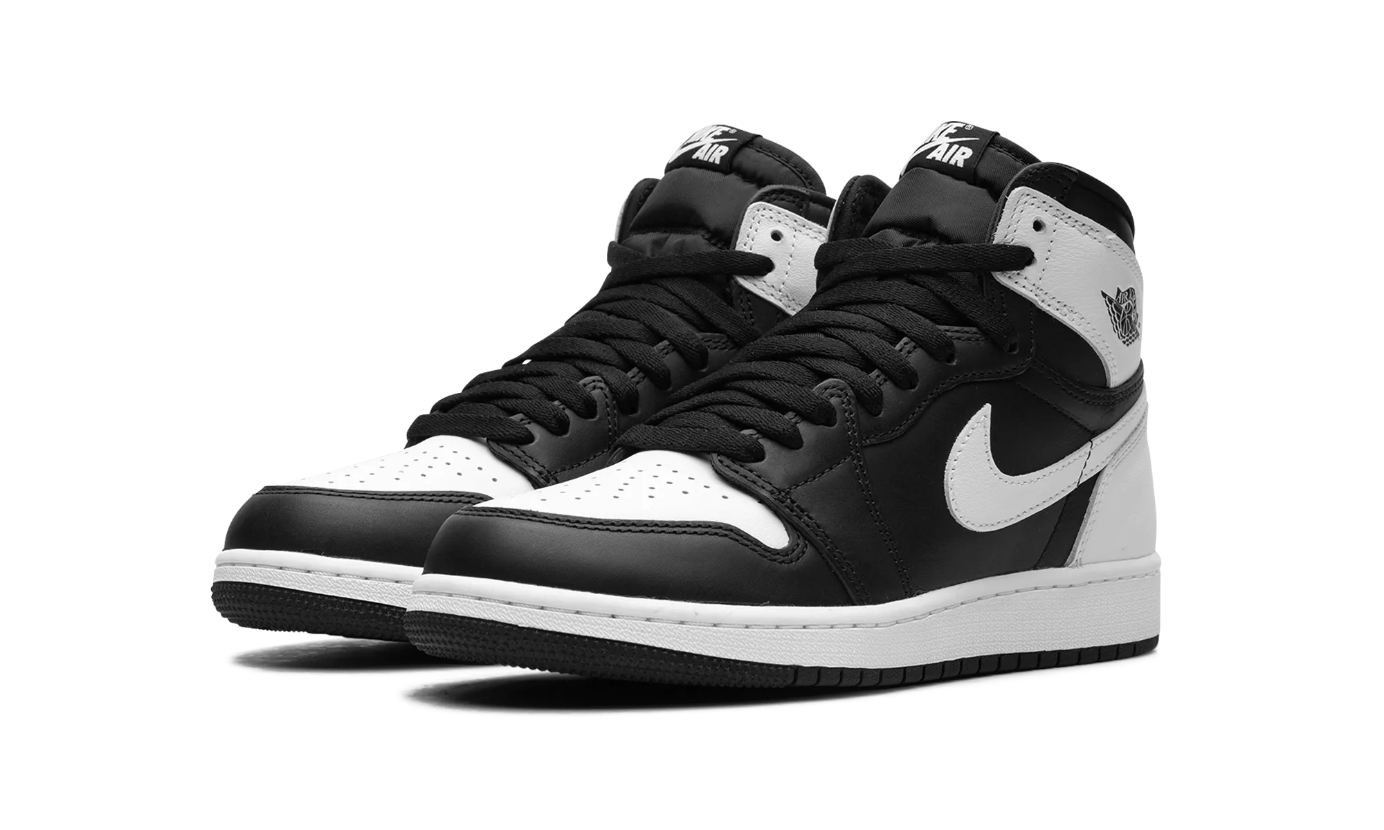 Comfort System Eco Friendly Foam Air Jordan 1 Retro High OG GS "BLACK/WHITE/WHITE"