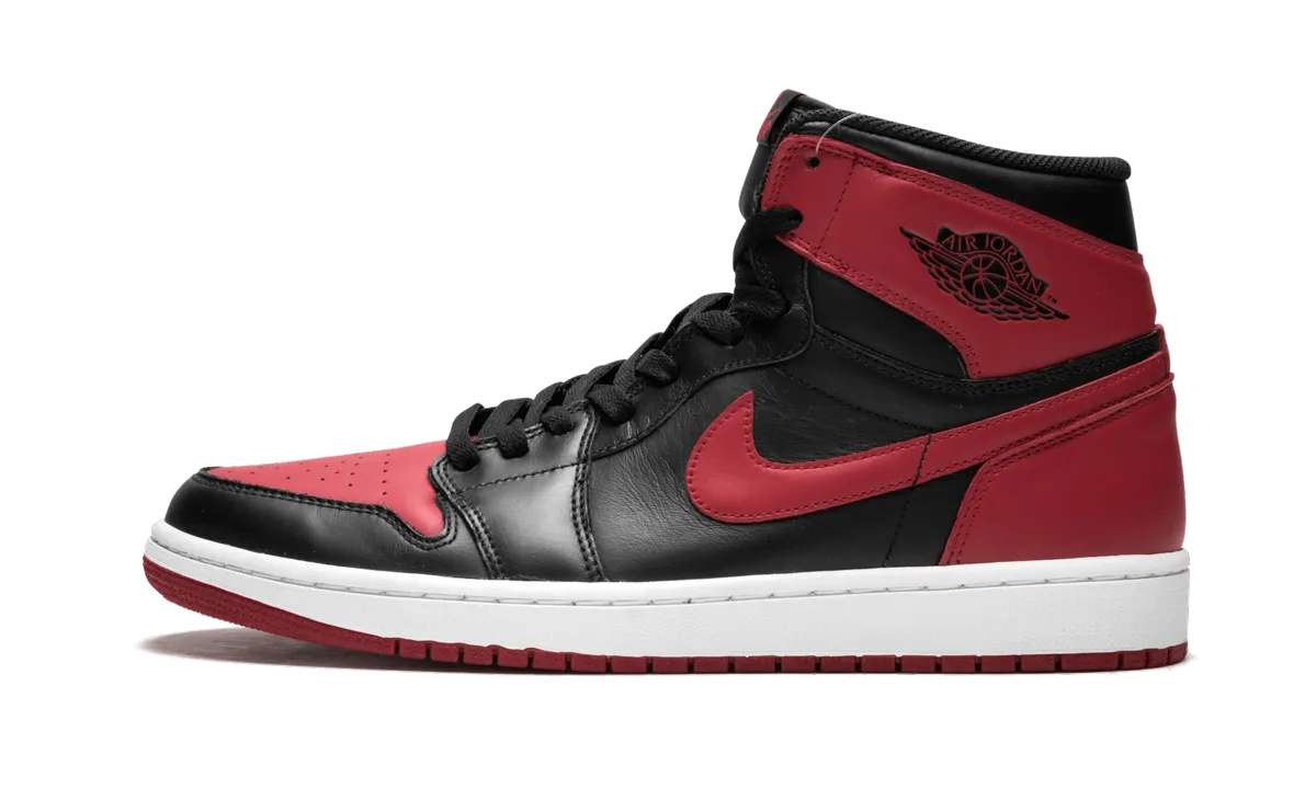 Impact Resistant Plate Abrasion Resistant Materials Air Jordan 1 Retro High OG "Bred 2013"