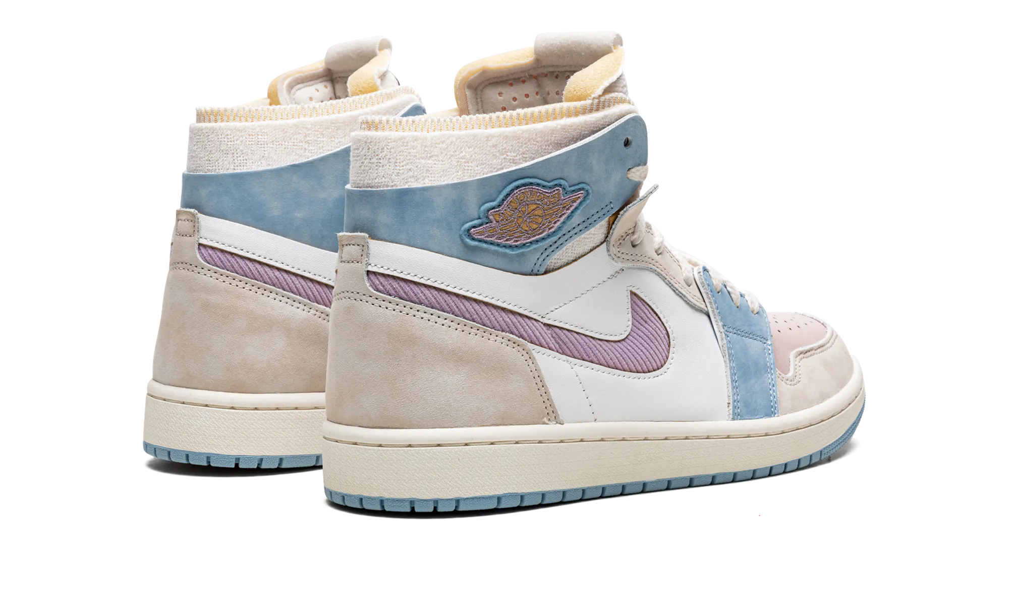 AIR JORDAN 1 ZOOM AIR CMFT WMNS "Pink Oxford" Non Marking Tread