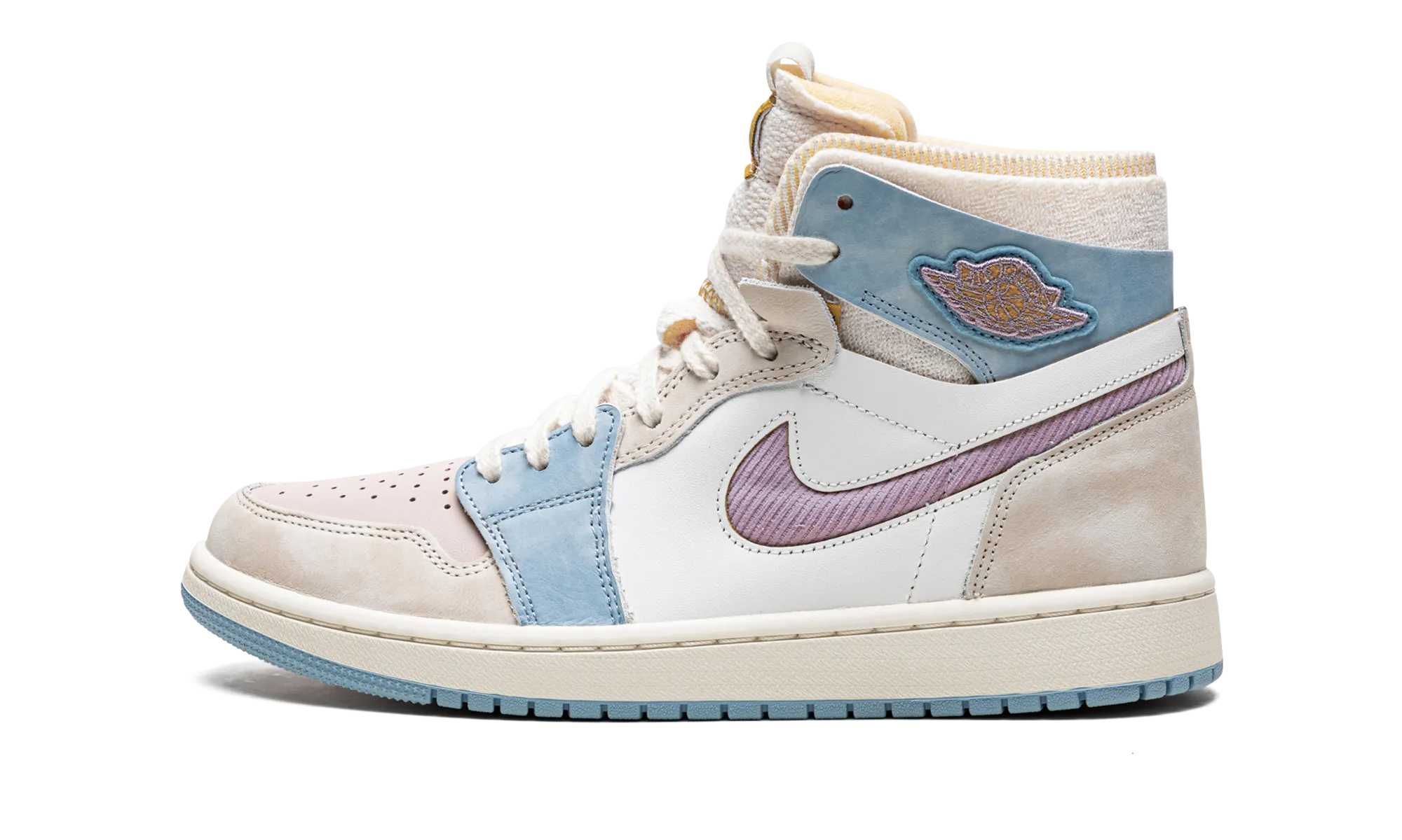AIR JORDAN 1 ZOOM AIR CMFT WMNS "Pink Oxford" Self Cleaning Tread