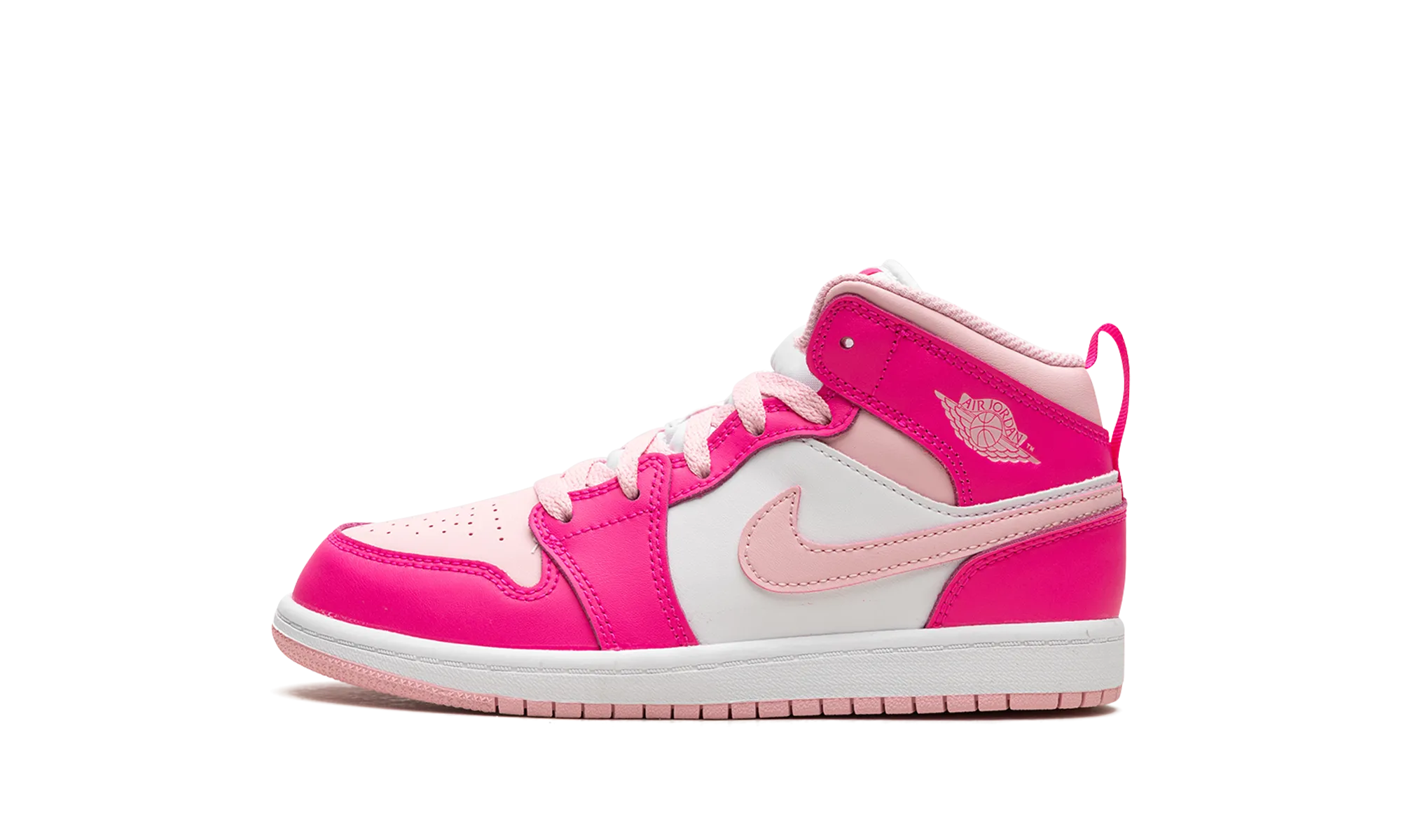 Air Jordan 1 Mid PS "Fierce Pink" Zip Closure Soft Collar Lining