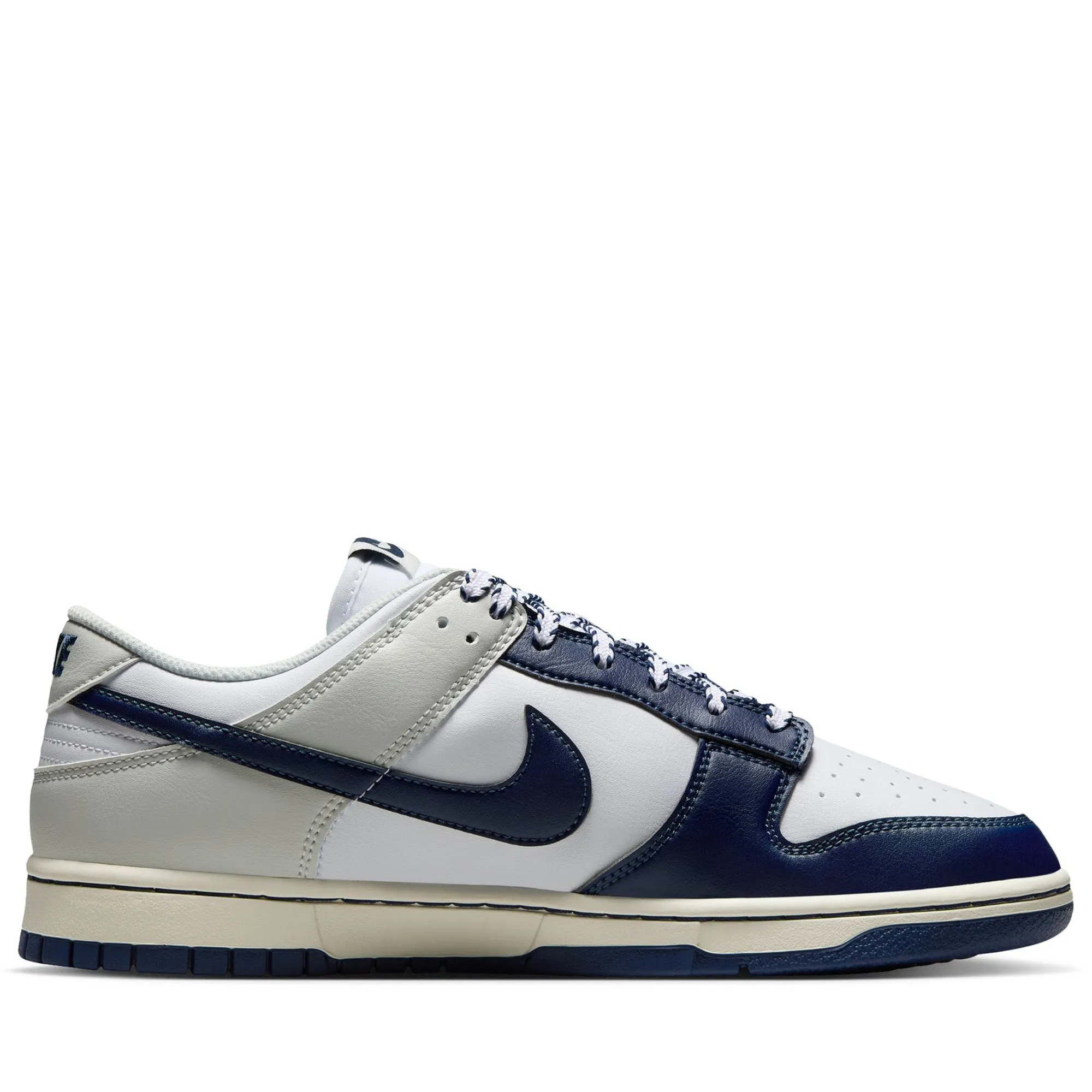 Nike Dunk Low Retro - White/Midnight Navy Smart Style Sneaker Stores