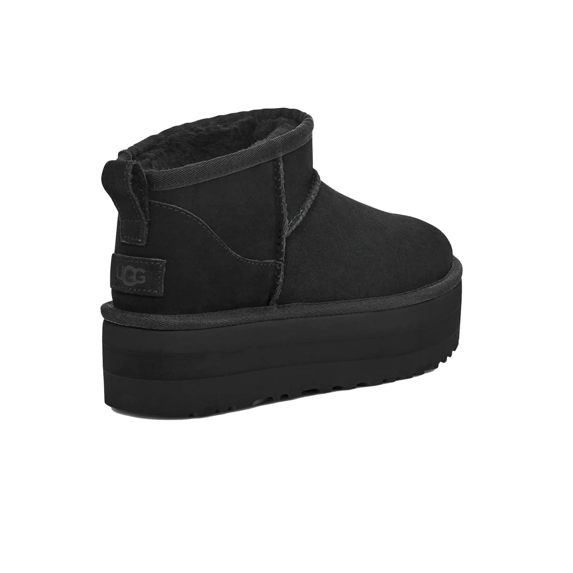 Comfortable Backstrap UGG Classic Ultra Mini Platform Boot 'Black' Women's (2025)