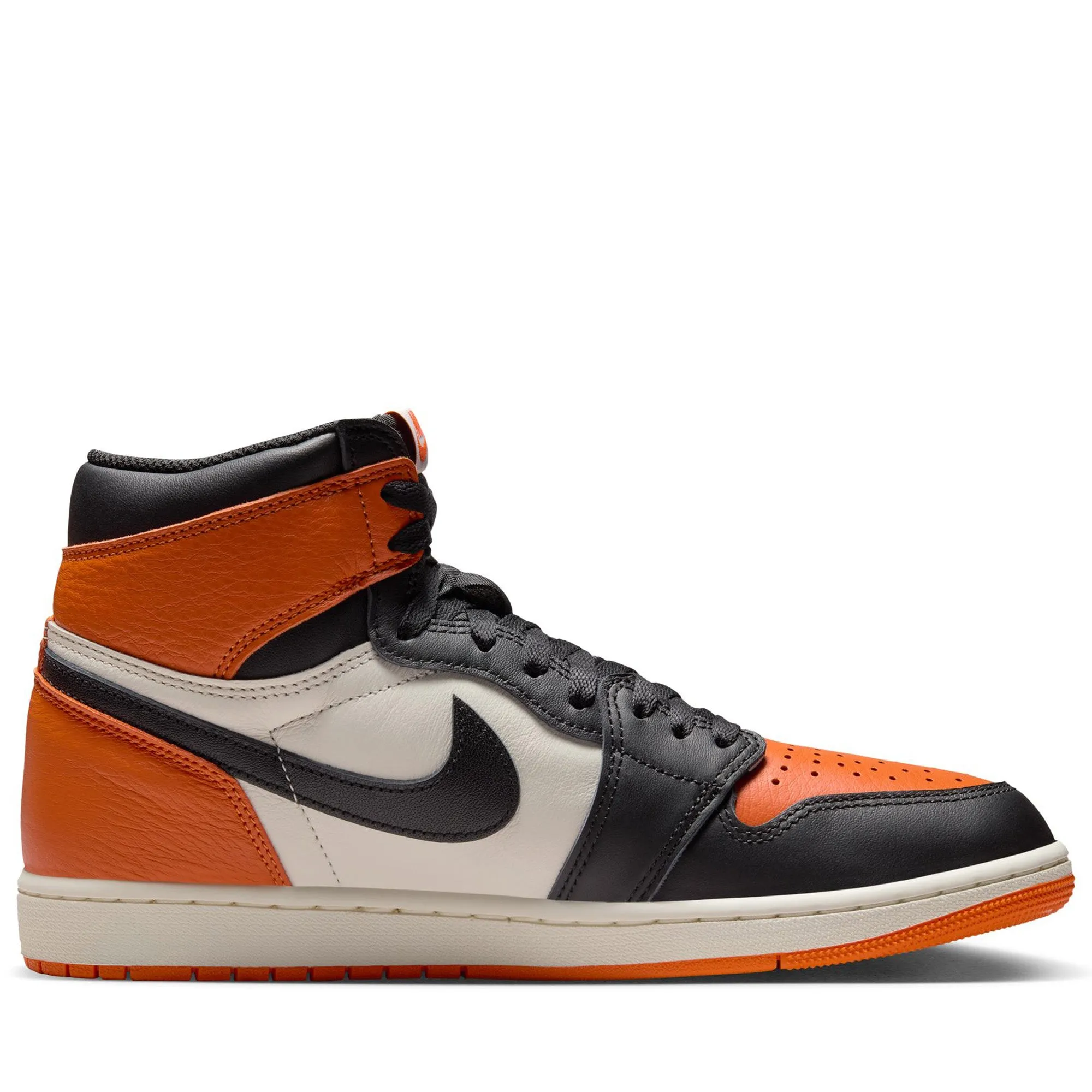 Air Jordan 1 Retro High OG 'Shattered Backboard' - Black/Starfish Power Moves Layered Support