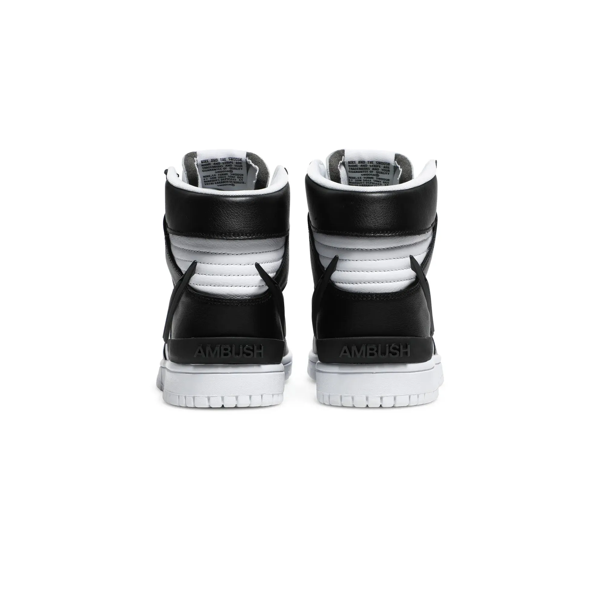 Dunk High x Ambush 'Black White' Cushioned durability Low Collar Design