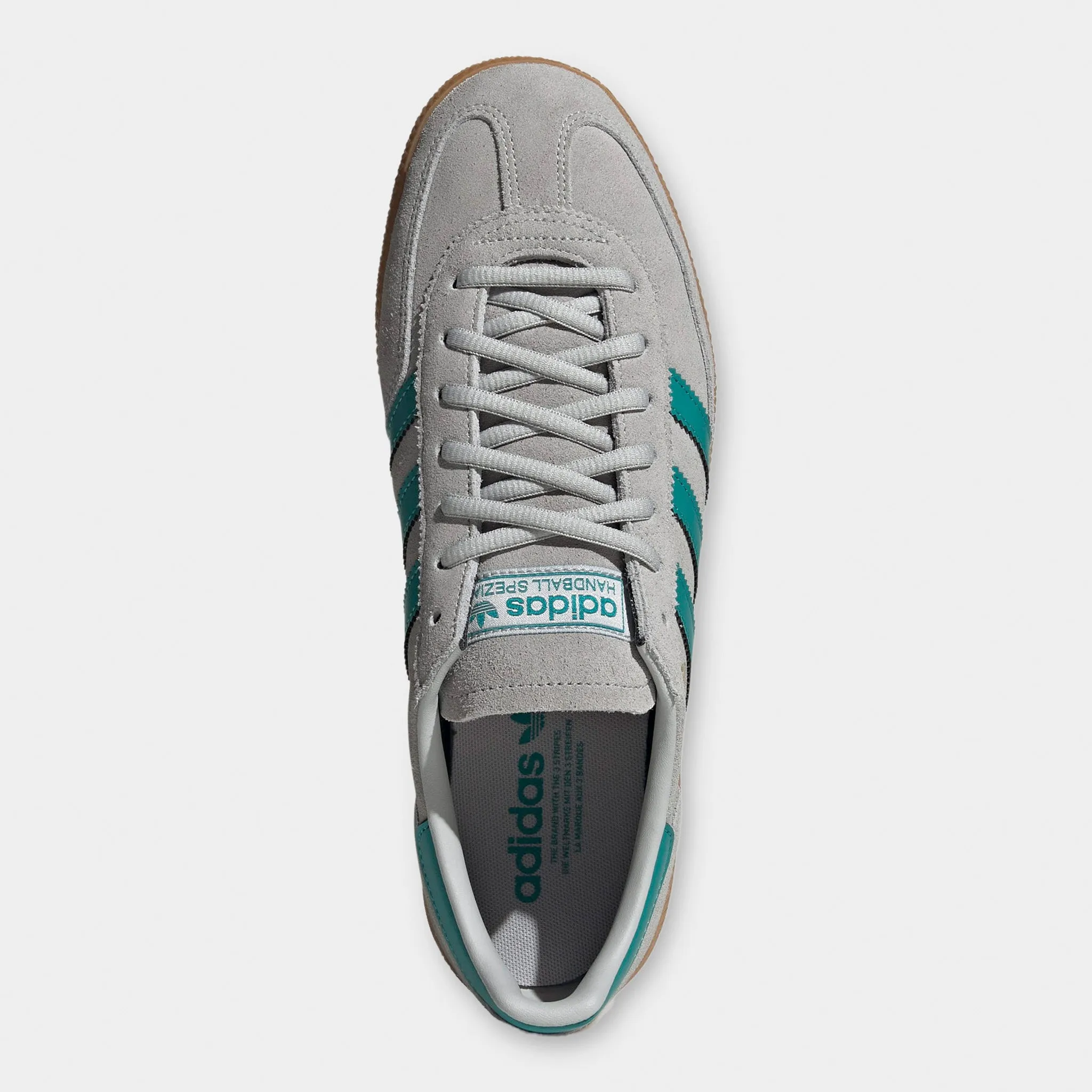 adidas Originals Handball Spezial Grey / Pure Tea - Gold Perforated Upper Design Anti fungal