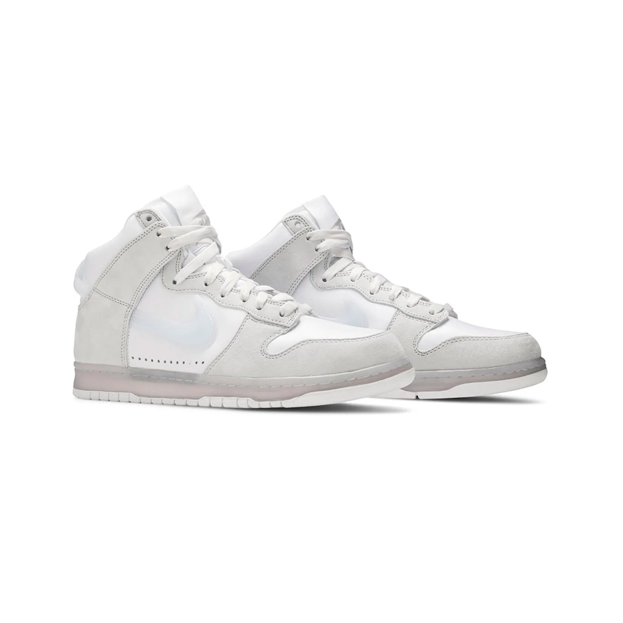 Dunk High Slam Jam 'White Pure Platinum' (2020) TPUOutsole Easy performance