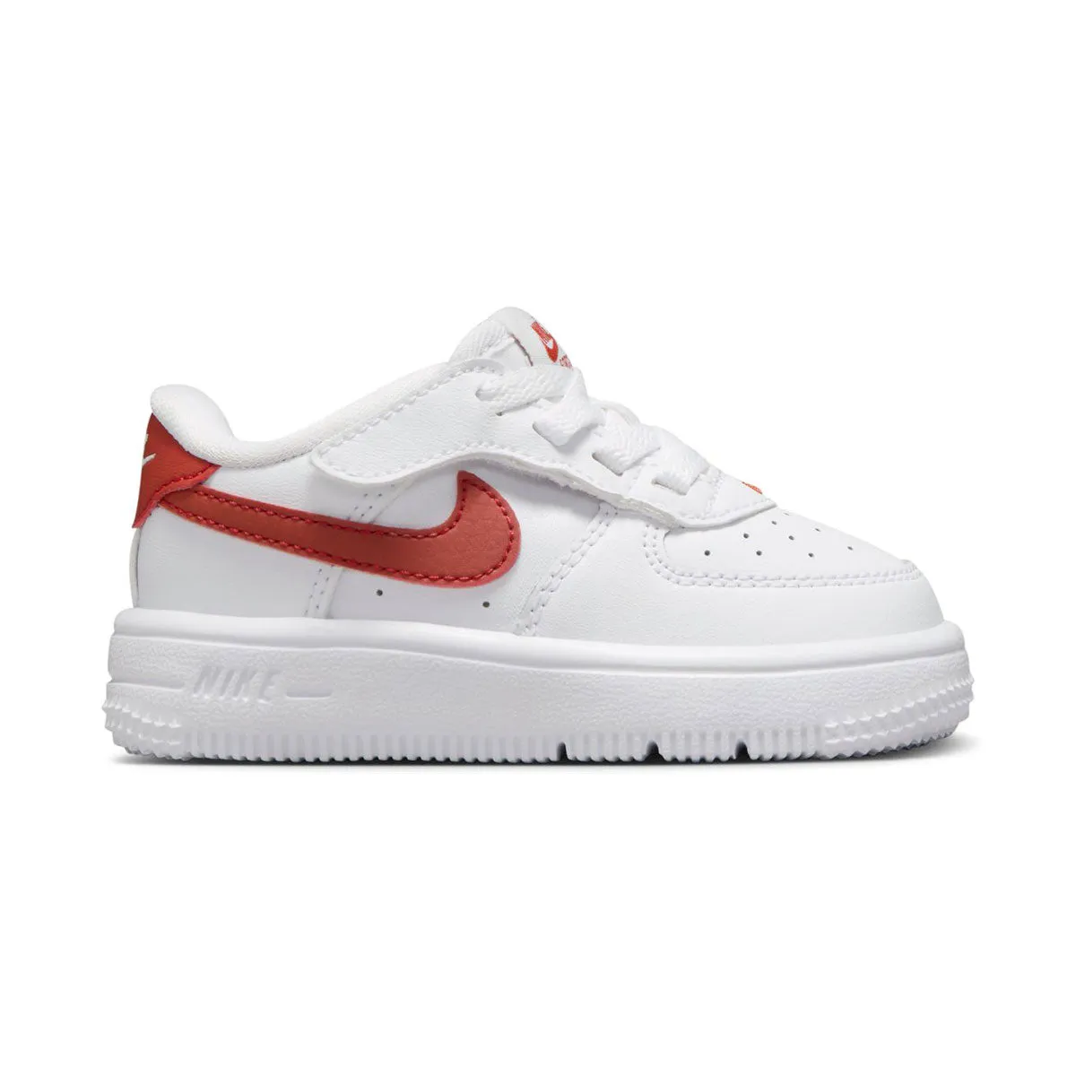 Nike Force 1 Low EasyOn 'White Red' Baby/Toddler Shoes Neutral Colorway Distinctive cushioning