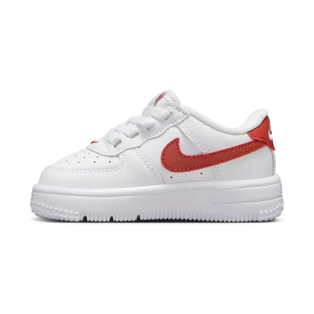 Light Travel Nike Force 1 Low EasyOn 'White Red' Baby/Toddler Shoes