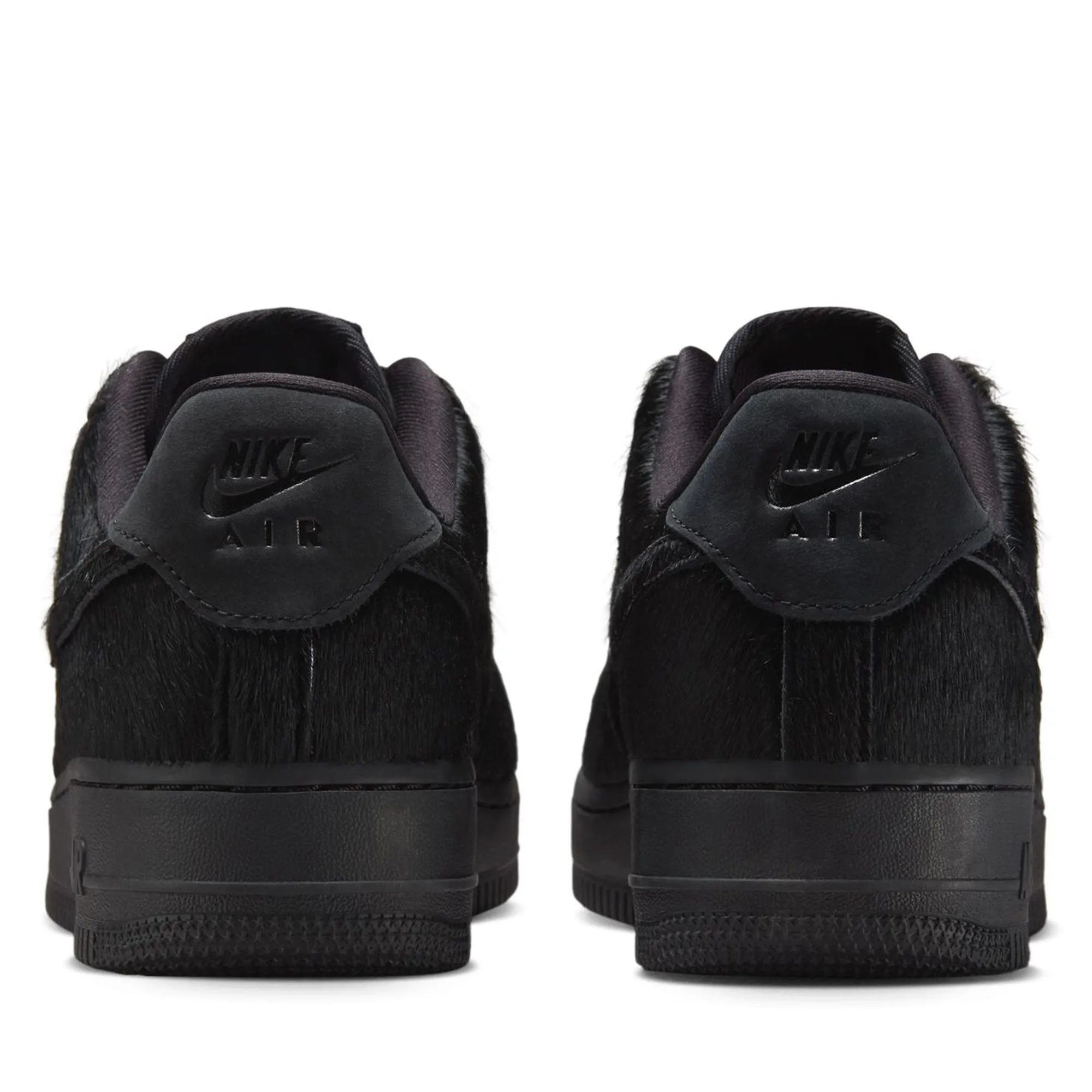 Durable Form Women's Nike Air Force 1 '07 'Pony Hair' - Black/Black