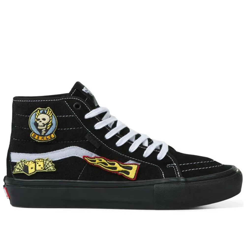 Elastic Slip On Comfort Vans Skate Sk8 Hi Decon - Elijah Berle Black/Black