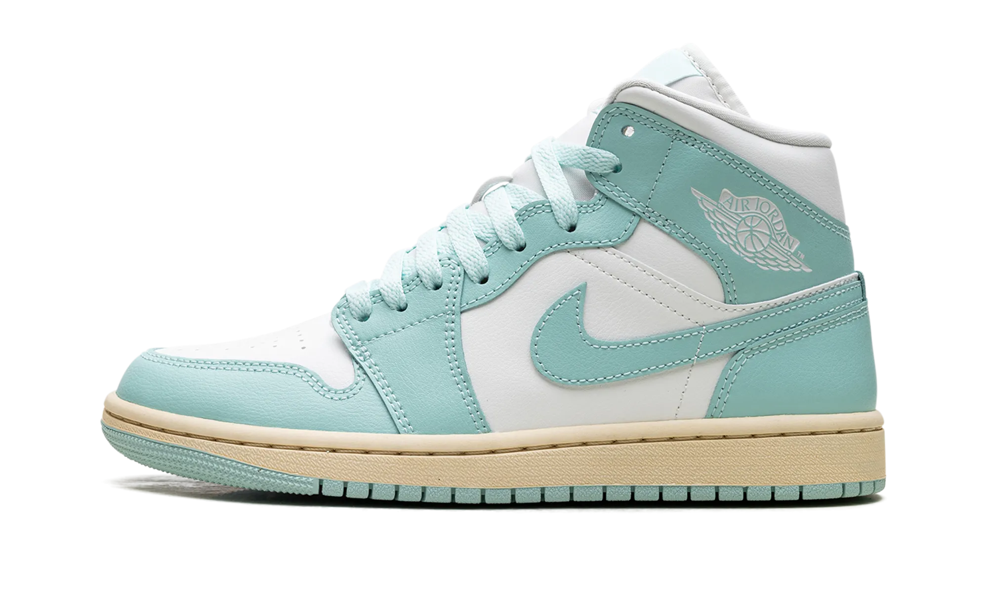 Aramid Fiber Reinforcement Thermo Regulating AIR JORDAN 1 MID WMNS "LIGHT DEW"