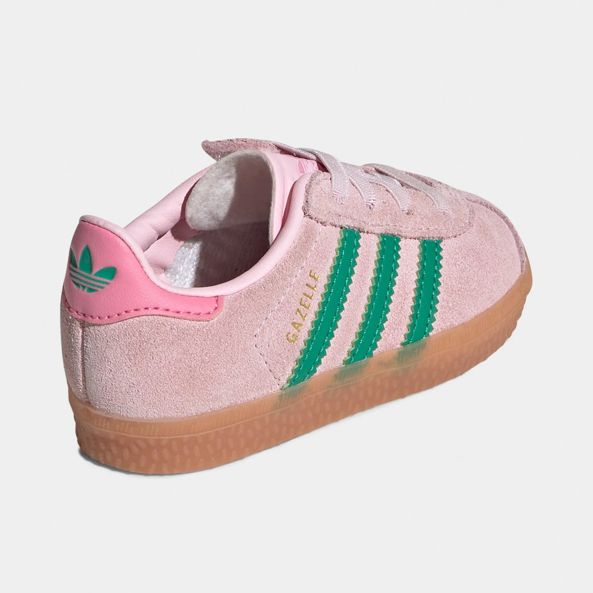 Easy performance Everyday Look adidas Infants' Gazelle Pink / Green