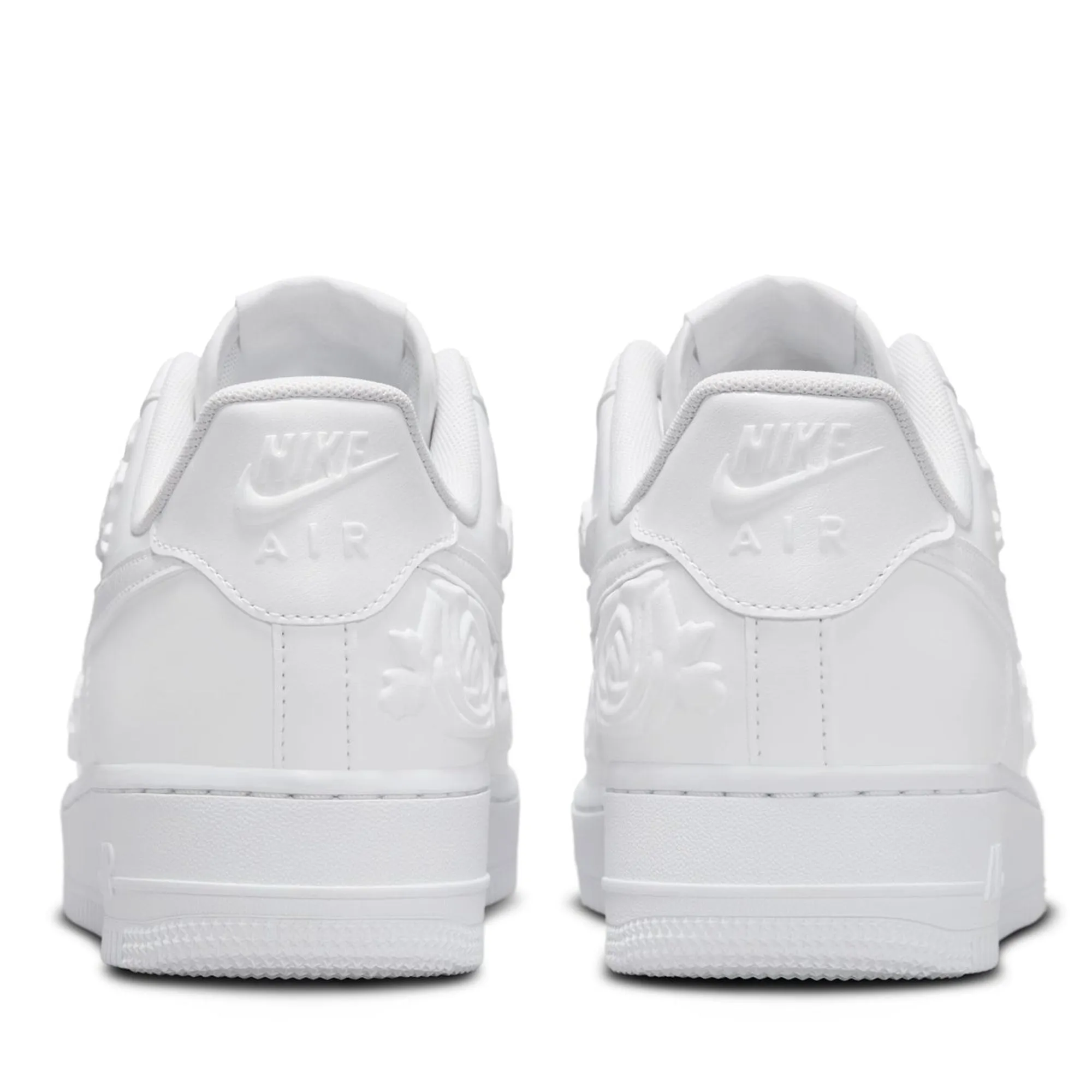 Thermal Regulating Lining Work Day Fit Women's Nike Air Force 1 '07 'White Roses' - White/Black