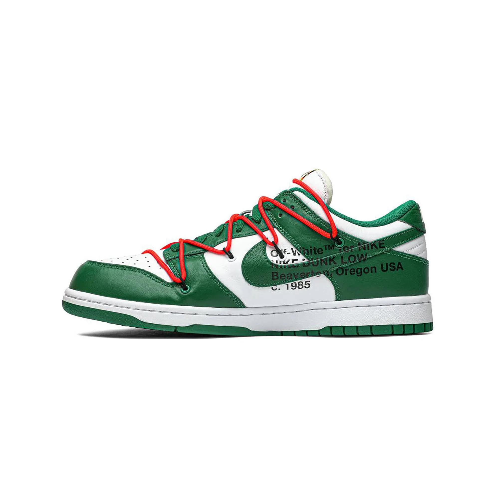 Comfort Upper Design No Stitching Dunk Low x Off-White - Pine Green (New)