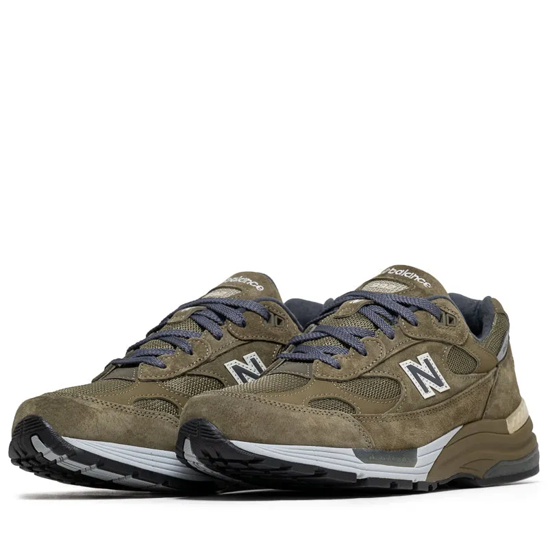 Shock absorption Soft Motion New Balance Made in USA 992 - Dark Camo/Covert Green