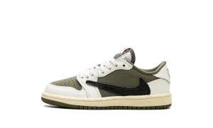 Air Jordan 1 Retro Low OG SP PS "Travis Scott - Medium Olive" Ultra-soft shock absorption Extended Heel Counter