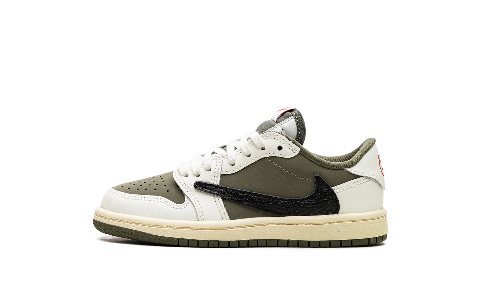Air Jordan 1 Retro Low OG SP PS "Travis Scott - Medium Olive" Ultra-soft shock absorption Extended Heel Counter
