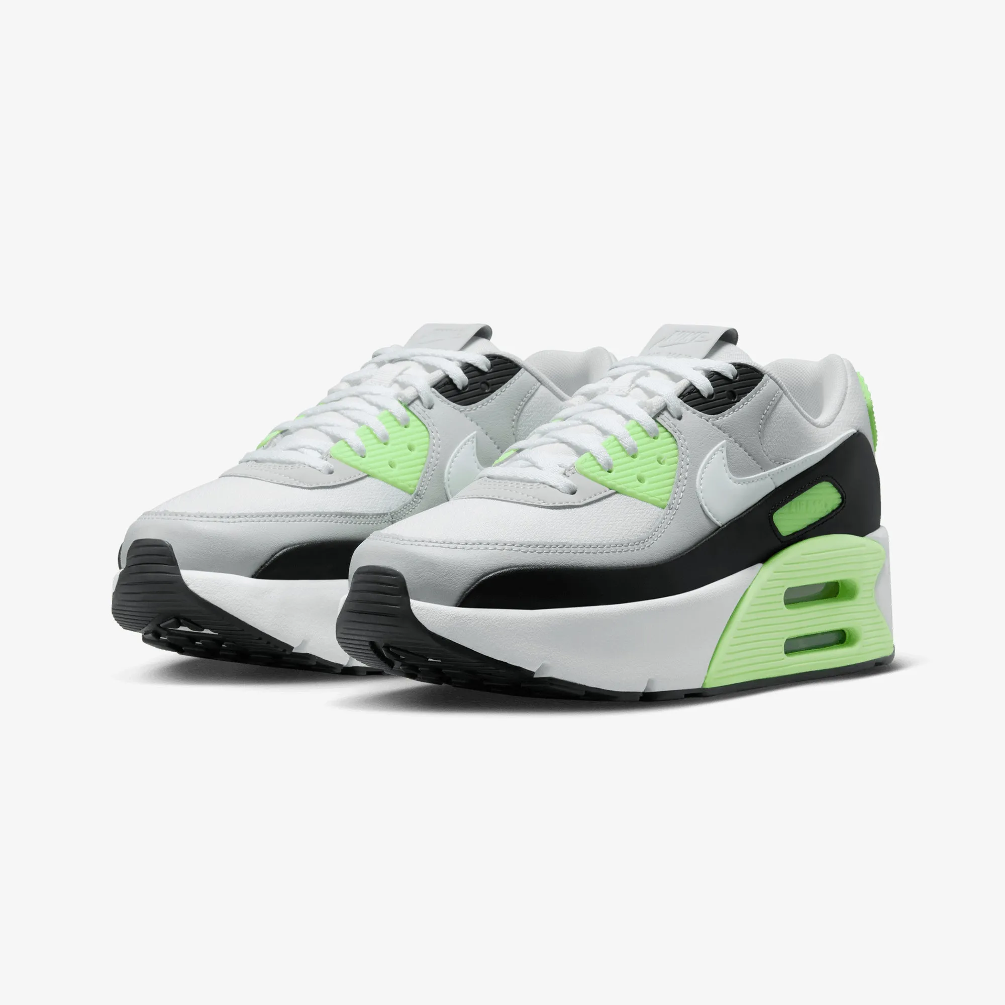 All Daywear Dynamic Traction Outsoles Nike | AIR MAX 90 LV8 { PHOTON DUST/WHITE-LIME BLAST-BLACK