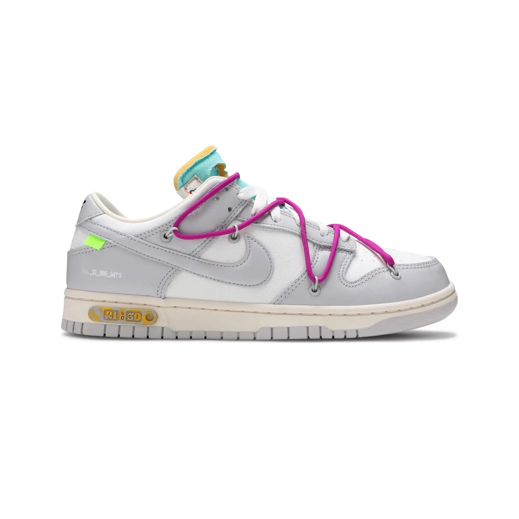 Heel To Toe Drop Nike Dunk Low' Off-White Lot 45' (2021)