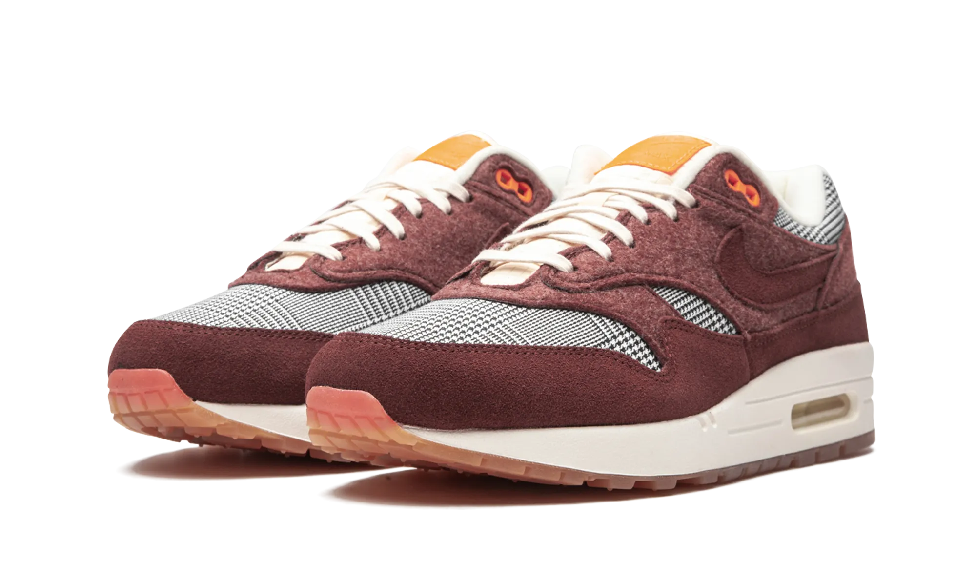 running - achievement molded insole running shoes Air Max 1 "Houndstooth"