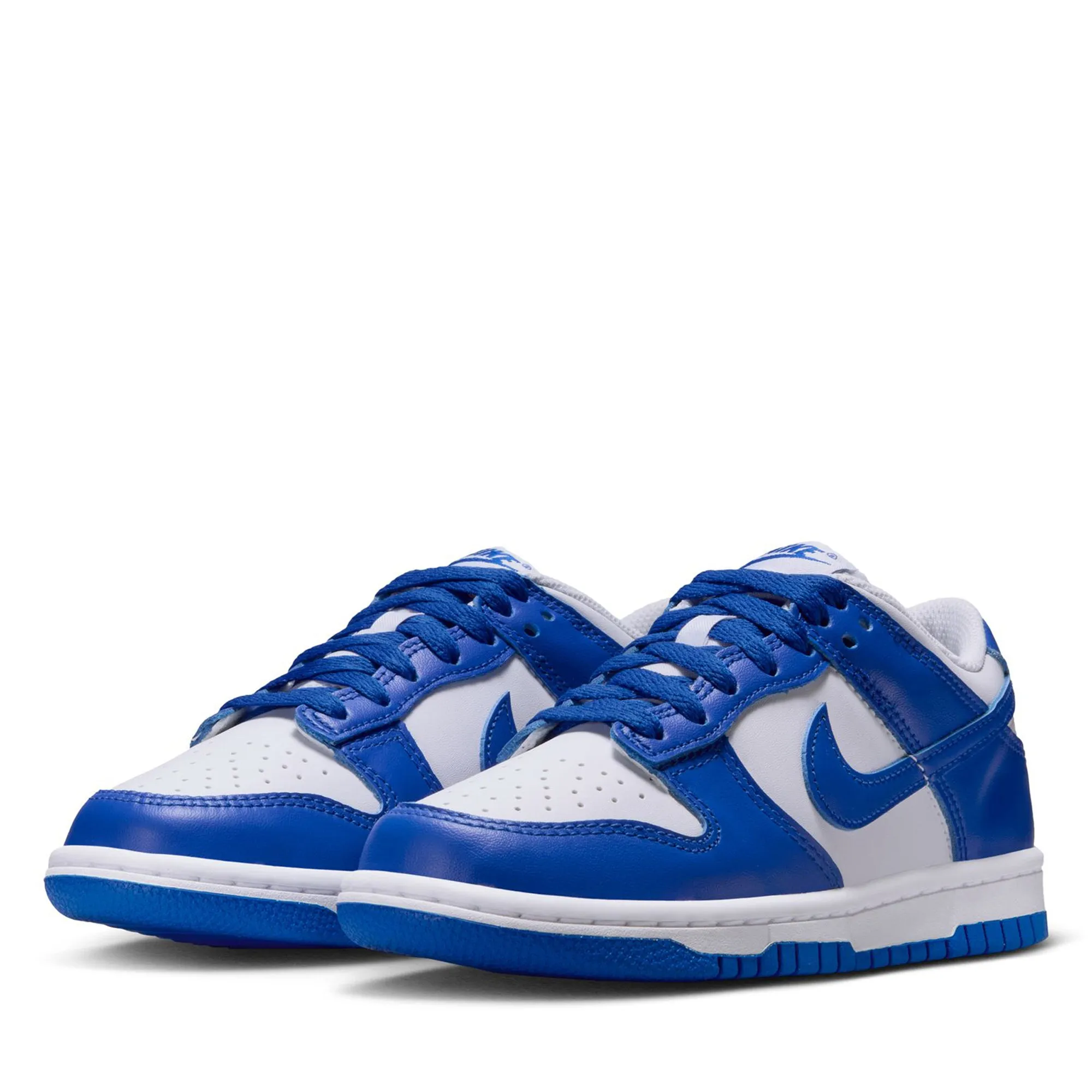 Upgraded flexibility Eco friendly materials Nike Dunk Low (GS) - White/Hyper Royal