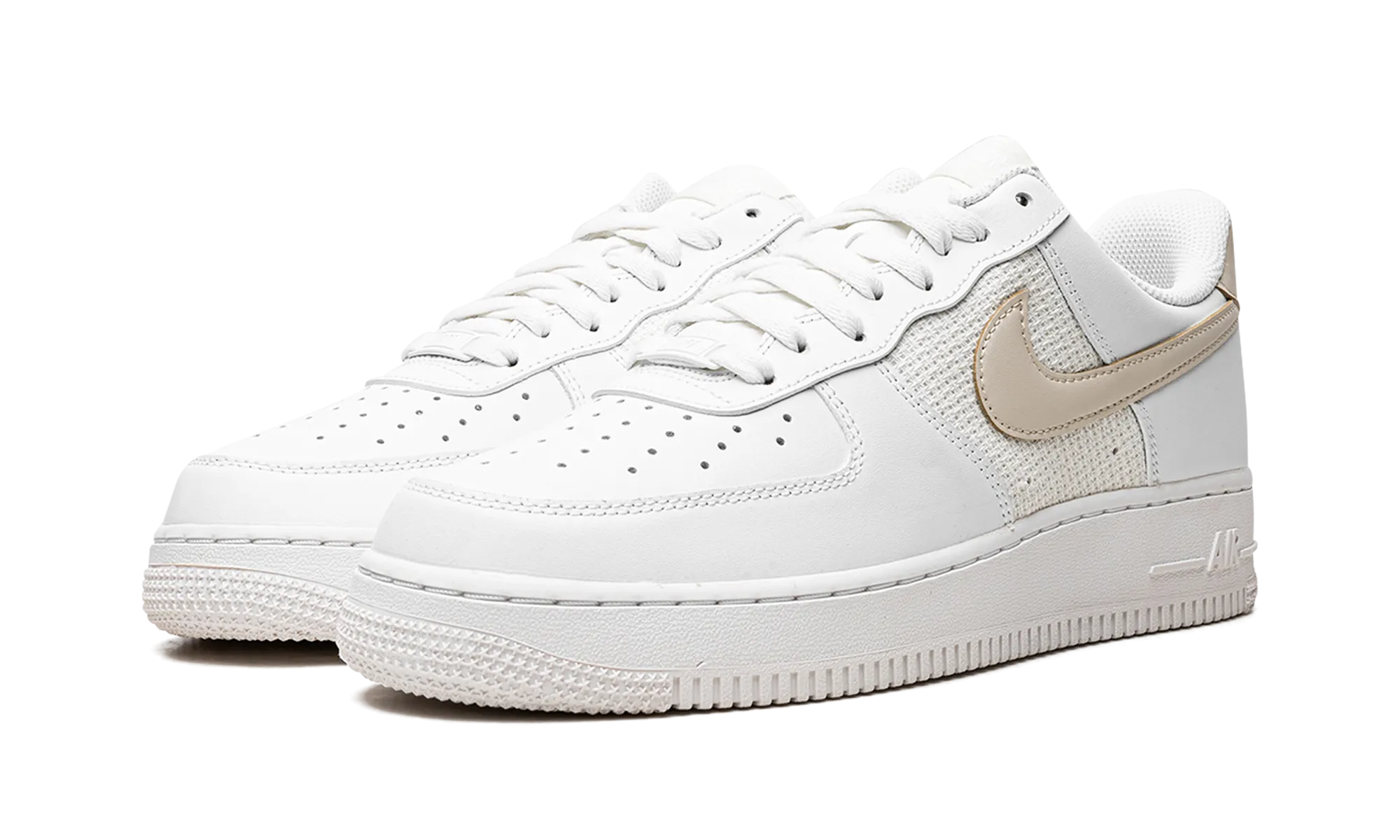 Jump Assist Air Force 1 Low WMNS "Grey Cross-Stitch"