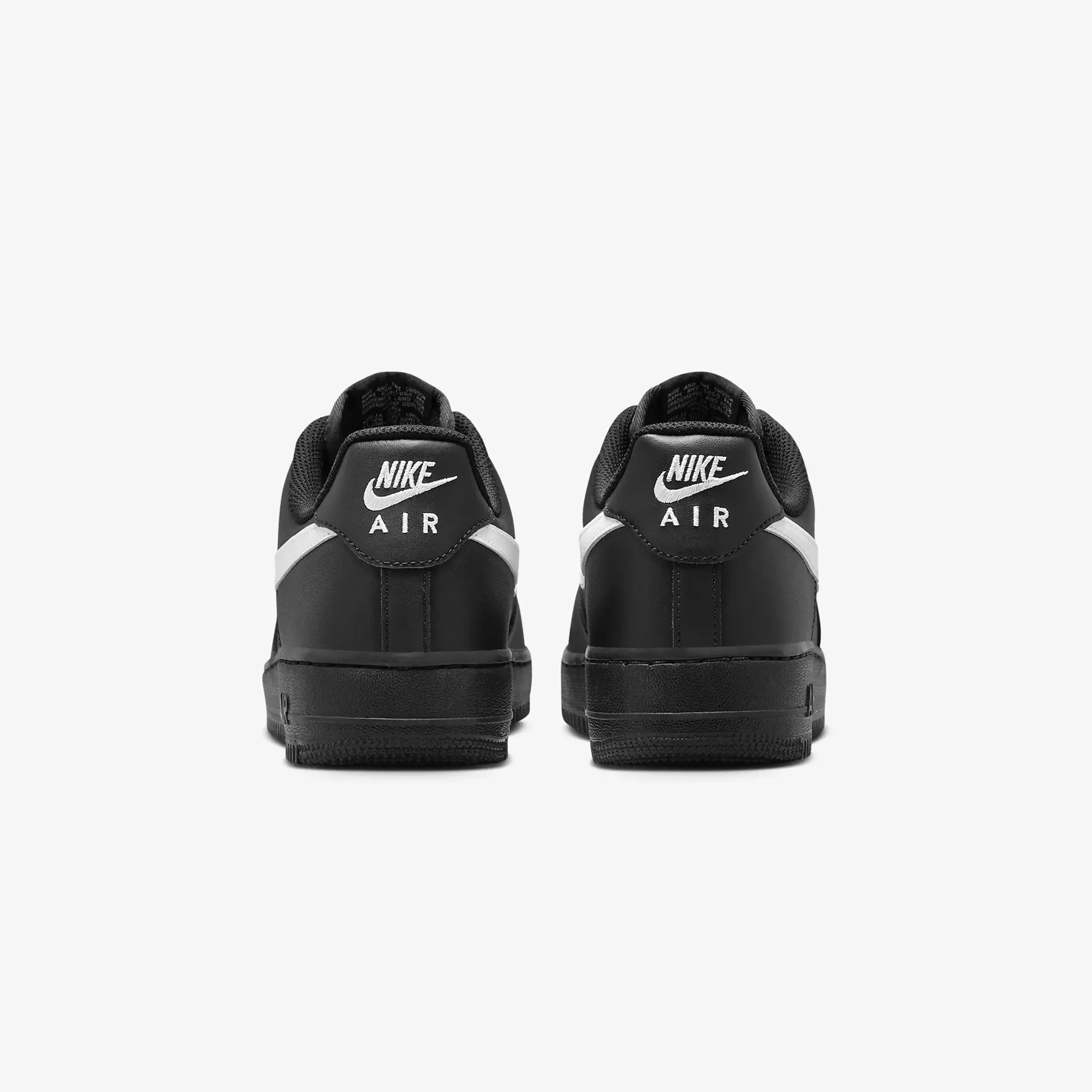 Shock-absorbent flexibility NIKE | AIR FORCE 1 '07 { BLACK/WHITE-BLACK