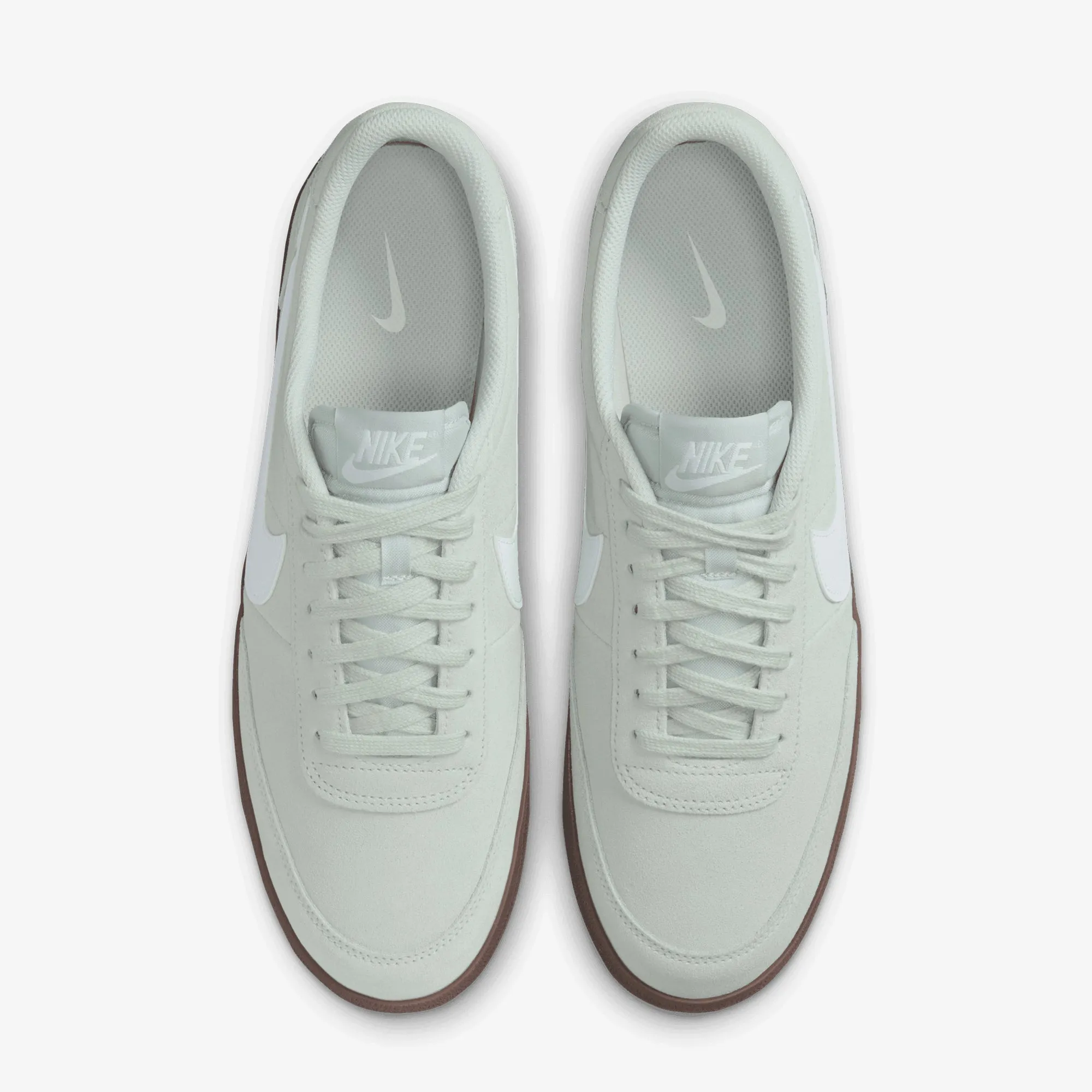 Nike | KILLSHOT 2 LEATHER  { LIGHT SILVER/WHITE-GUM DARK BROWN Water Resistant Construction All-day Traction