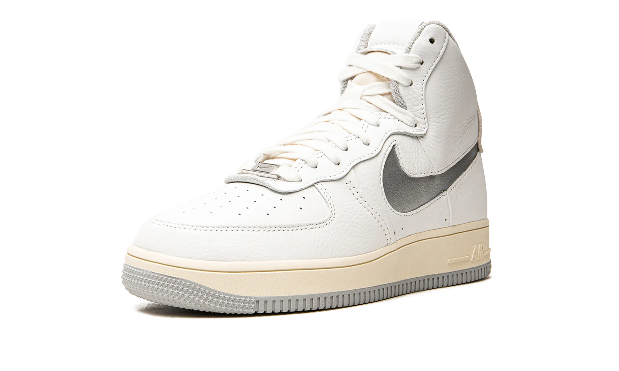 AIR FORCE 1 HIGH SCULPT MNS WMNS "White / Silver" Modern Wear Skate Vibe