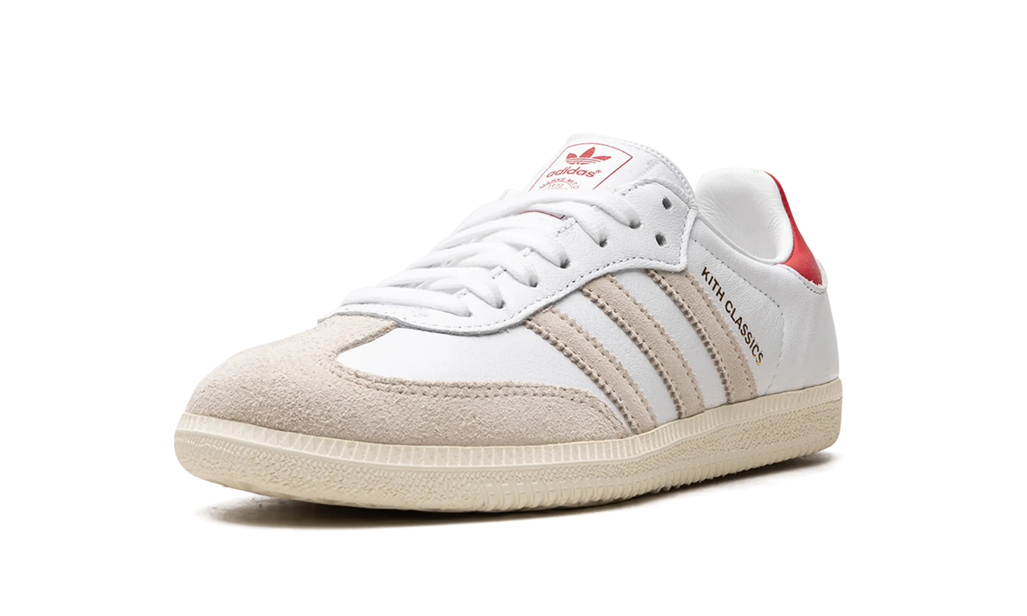 Samba Kith "Kith Classics Program White Red" Score Hike Breathable mesh