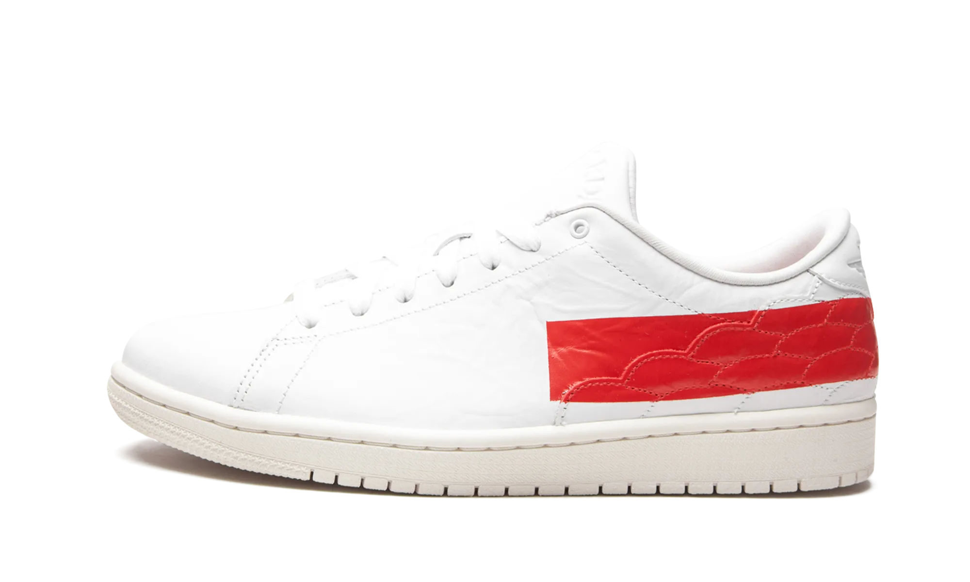 Air Jordan 1 Centre Court "University Red" Strong Stitching Low Drop Profile