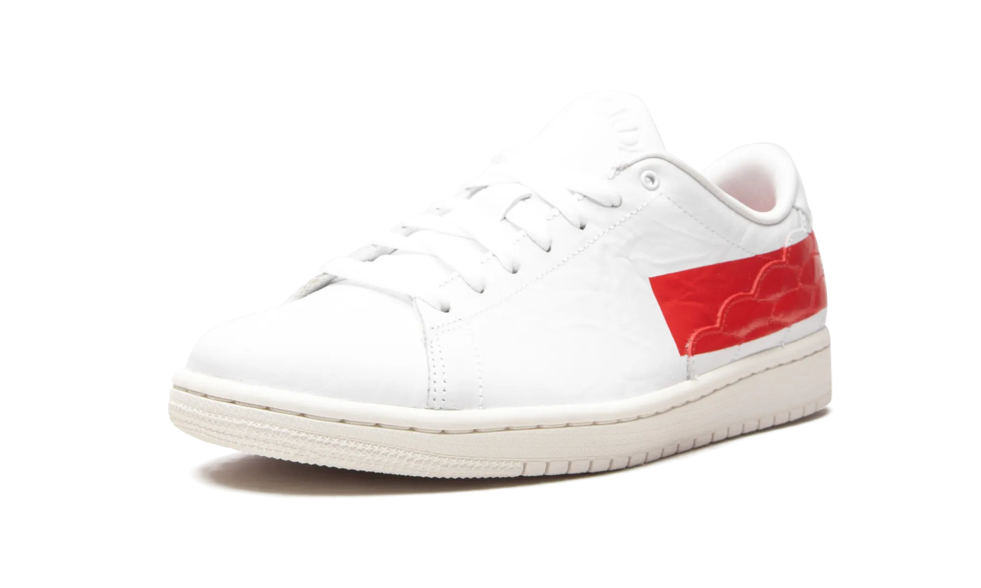 Breathable Knit Uppers Air Jordan 1 Centre Court "University Red"
