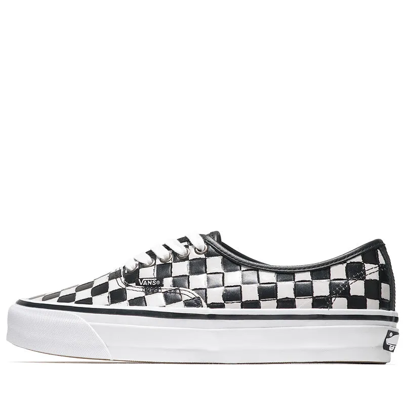 Vans Authentic 44 Vibram - Leather Check Black/White Pace Maker