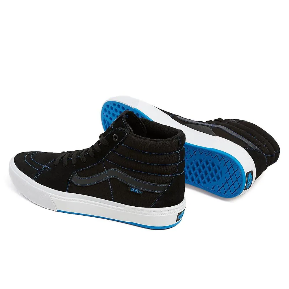All-Day Cushioning Breathable wear Vans BMX Sk8-Hi - Electric Blue/Black
