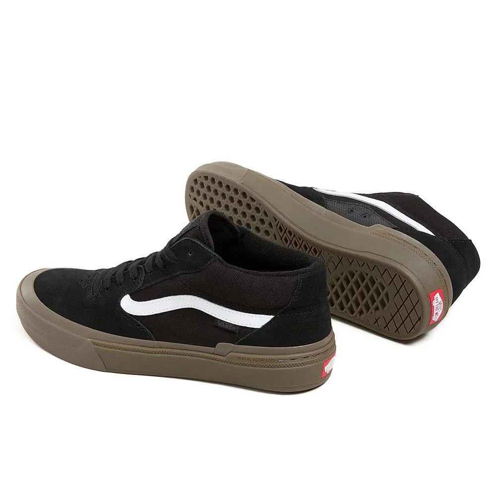 Vans BMX Style 114 - Black/Dark Gum Comfort Fit System Smooth Flex