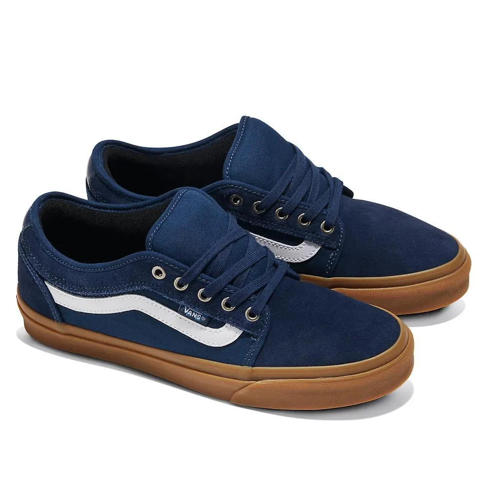 Street Friendly Ride Perfect Performance Vans Chukka Low Sidestripe - Navy/Gum