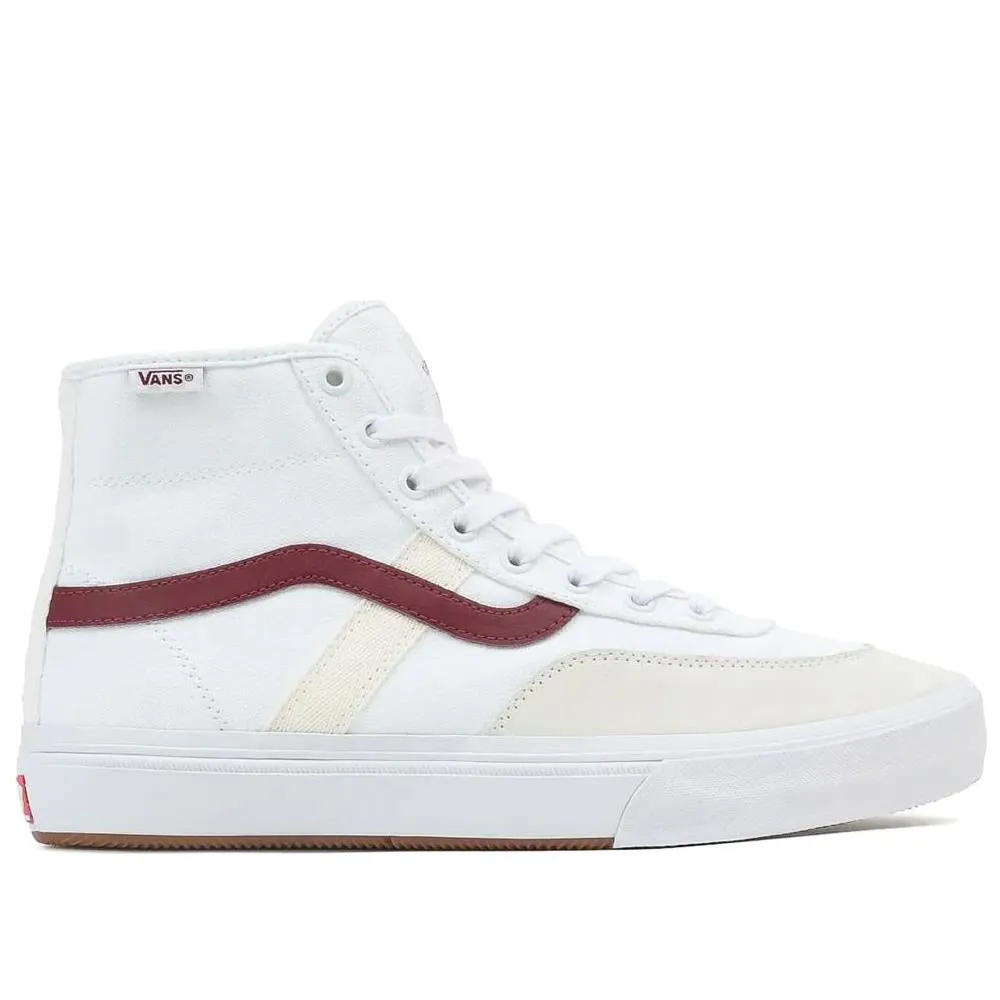 Easy Clean Vans Crockett High - White/Red