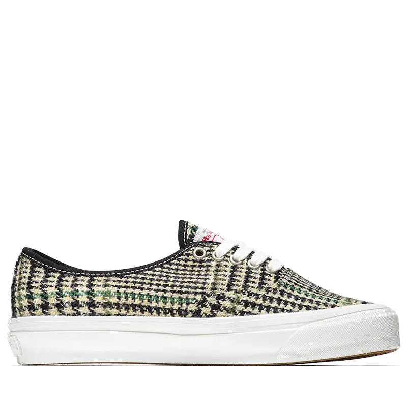 Odor Control Fabric Trendsetting Shoes Vans LX Authentic 44 - Harris Tweed Black/White