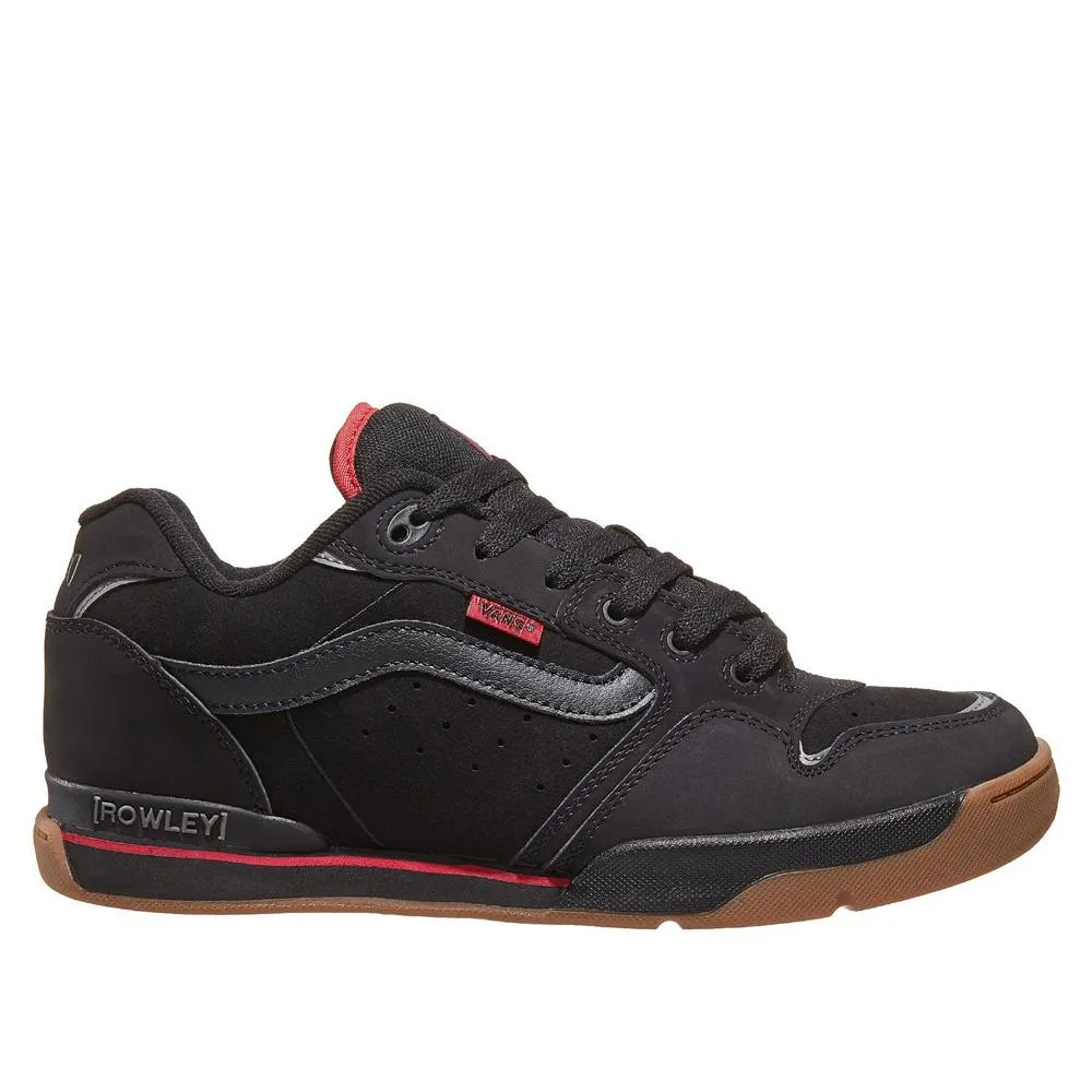 Pro Performance Gear Comfortable Arch Vans Rowley XLT - Black/Chili Pepper
